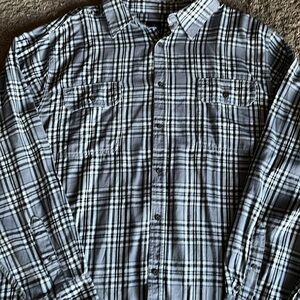 Faded Glory men’s flannel button up long sleeve tee